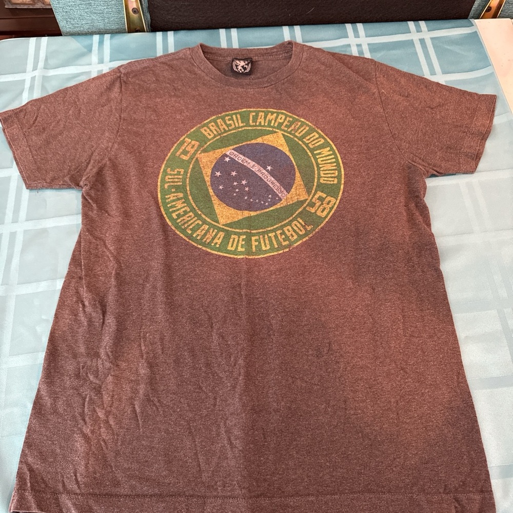 Fifth Sun Brown Soccer Graphic Tee